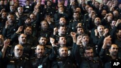 Para komandan Garda Revolusi Iran (foto: dok). Garda Revolusi, pasukan militer terkuat Iran, memimpin dua badan intelijen dalam struktur intelijen Iran.