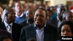 Tổng Thống tân cử Kenya Uhuru Kenyatta.