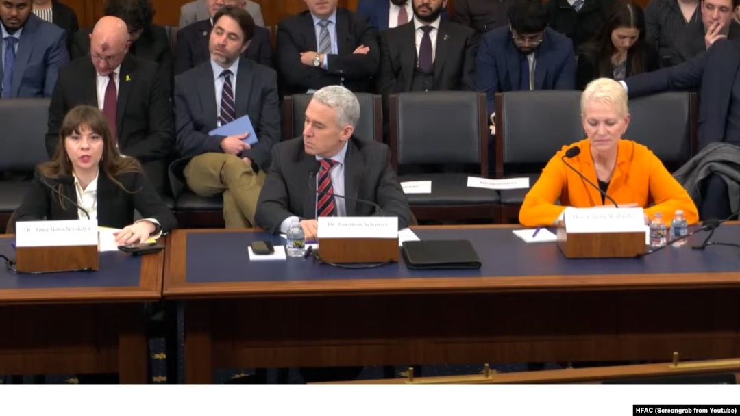 Oturumda, Washington Enstitüsü Yakın Doğu Politikası araştırmacısı Anna Borschevskaya, Demokrasileri Savunma Vakfı direktörü Jonathan Schanzer ve Yeni Amerikan Güvenliği Merkezi'nde araştırmacı olan Celeste Wallander sunum yaptı ve komisyon üyelerinin sorularını yanıtladı.
