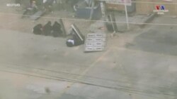 Այս տեսանյութում երևում է, թե ինչպես են Մյանմարի ոստիկանները փողոցով քարշ տալիս արյունահոսող ցուցարարին