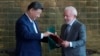 China's President Xi Jinping, left, and Brazil's President Luiz Inacio Lula da Silva attend a bilateral agreement signing ceremony, at the Alvorada palace in Brasilia, Brazil, Nov. 20, 2024.