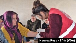 Heyva Sorî Kurdî û çarekirina nexweşên penaber li Şehba