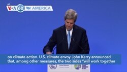 VOA60 America - VOA60 America - US, China Surprise Climate Summit With Joint Declaration