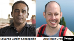 Cuban political prisoners Ariel and Cardet (File)