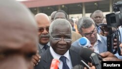 Afonso Dhlakama à Maputo, Mozambique, le 15 octobre 2014. 