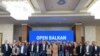 Predstavnici Albanije, Severne Makedonije i Srbije na skupu inicijative "Open Balkan" u Nišu, 15. novembar 2021. (Foto: Vlada Srbije)