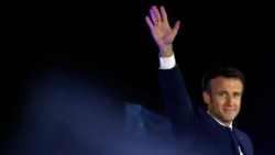 ပြင်သစ်သမ္မတ ရွေးကောက်ပွဲ Emmanuel Macron ဆက်လက်အောင်ပွဲခံ