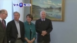 VOA60 America - US Senators visiting Baltic allies called for sanctions against Russia