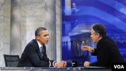 Predsjednik Obama je bio gost u Stewartovoj emisiji Daily Show