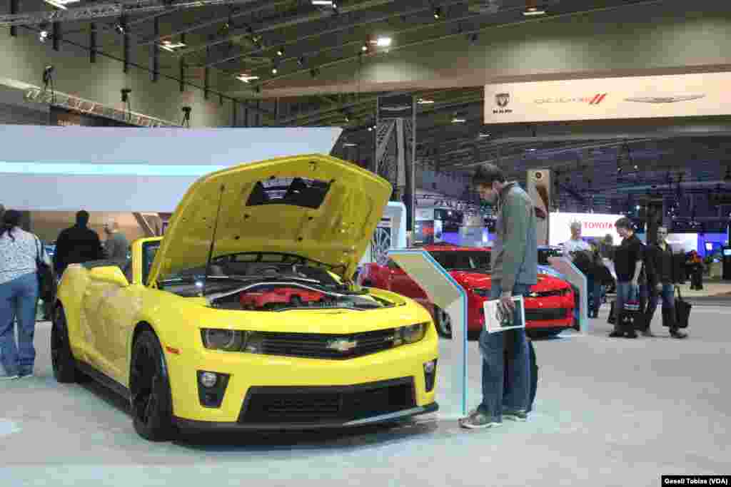 Uno de los motores más potentes del mercado está en manos del Chevrolet Challenger, otra de las bellezas que forma parte del Auto Show de Washington.