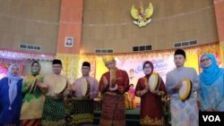 Kemeriahan "Festival Saprahan” untuk merayakan hari jadi kota Pontianak, 23 Oktober 2018. (Foto: Radio Bomantara FM Singkawang dan GencilNews Pontianak)