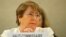 United Nations High Commissioner for Human Rights Michelle Bachelet attends the Human Rights Council at the United Nations in Geneva, Sept. 10, 2018.