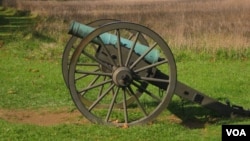 A Civil War-era cannon on Maryland's Antietam National Battlefield Park. (Credit: Joe De Capua)