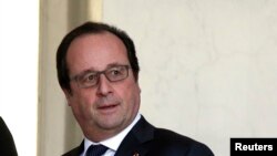 François Hollande, le président de la France