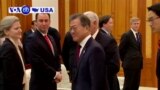 Manchetes Americanas 8 Fevereiro: EUA apoiarão o Presidente sul-coreano Moon Jae-in