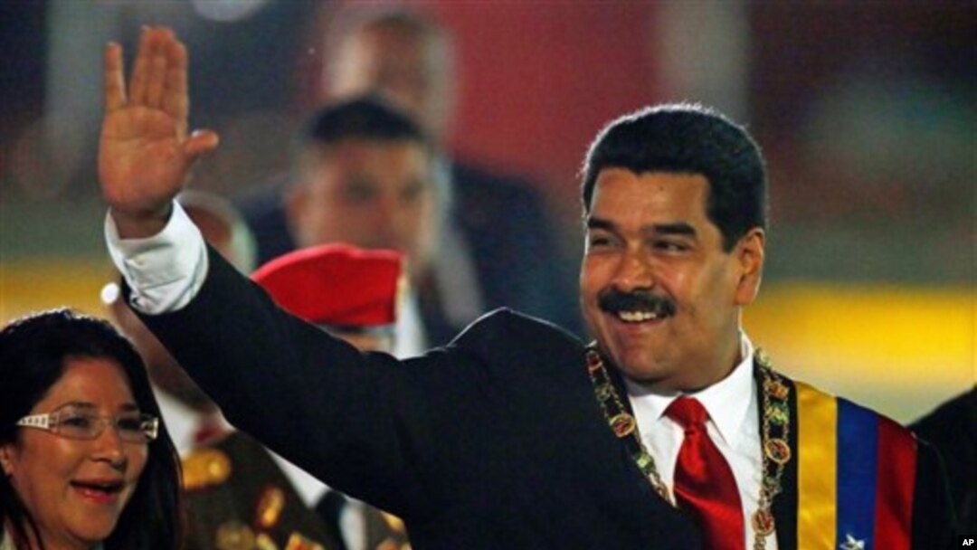 Presiden Venezuela Nicolas Maduro dalam perayaan Hari Kemerdekaan di Caracas, Venezuela, 5 Juli 2013. 