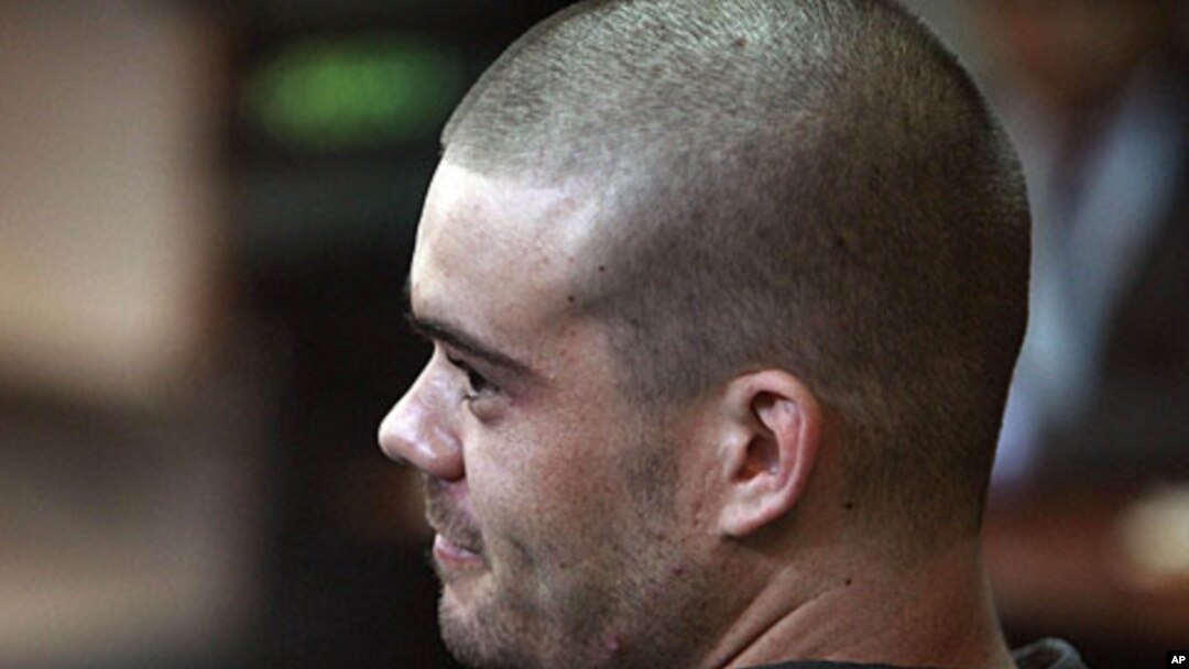 Joran van der Sloot attends his murder trial held at San Pedro prison in Lima, Peru, Friday, January 6, 2012.