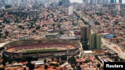 Le stade Estadio da Cidadela au centre de Luanda, en Angola, le 4 mai 2014.