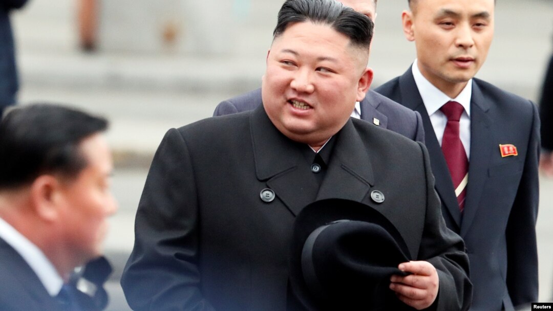 Lider Severne Koreje Kim Džong Un na dočeku u Vladivostoku , April 24, 2019, Foto: REUTERS/Shamil Zhumatov 
