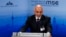 Afghan President Ashraf Ghani addresses the 51st Munich Security Conference at the Bayerischer Hof hotel in Munich, Feb. 8, 2015. 