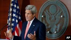 FILE - Secretary of State John Kerry in Washington.