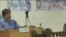 FILE - An image grab from footage obtained from Iranian State TV IRIB shows Ruhollah Zam, a former opposition figure who had lived in exile in France and was implicated in anti-government protests, speaking in a courtroom during a trial.