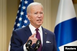 U.S. President Joe Biden meets Nordic leaders in Helsinki