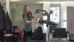 乌克兰美发师逃离战争后在苏格兰大显身手