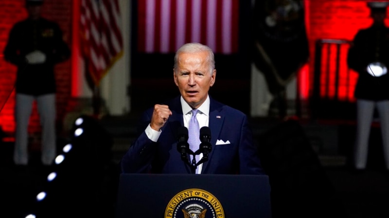 Biden Calls Out Threat to Democracy, Urges Americans to 'Stand Up for It’