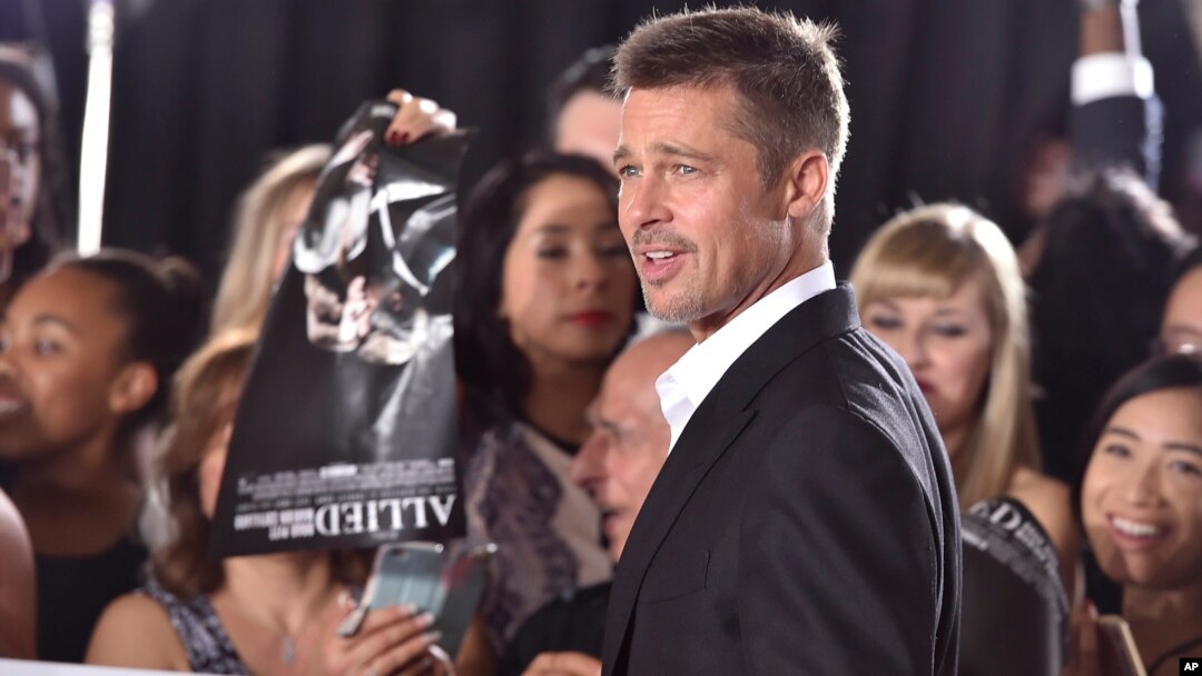 Brad Pitt arrives at the Los Angeles premiere of "Allied" at the Regency Village Theater on Nov. 9, 2016.