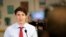 FILE - Canada's Prime Minister Justin Trudeau talks during a news conference at the daycare inside Carrefour de l'Isle-Saint-Jean school in Charlottetown, Prince Edward Island, Canada, July 27, 2021. 