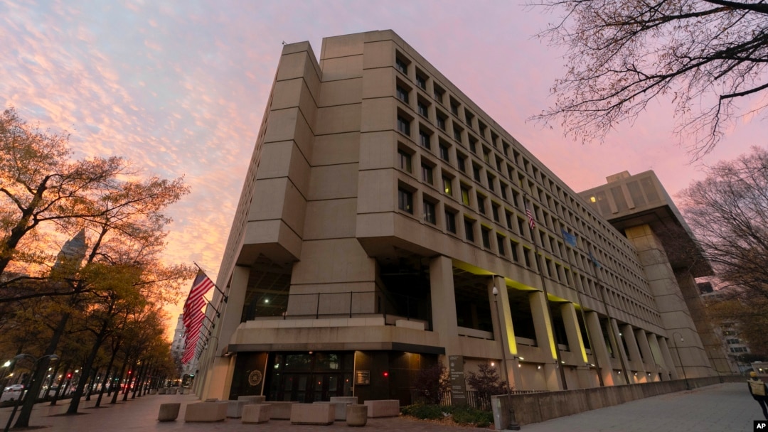 FILE - The Federal Bureau of Investigation headquarters is seen in Washington, Dec. 7, 2024. 
