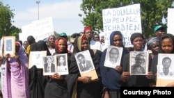 Des victimes d'Hissene Habré en 2005