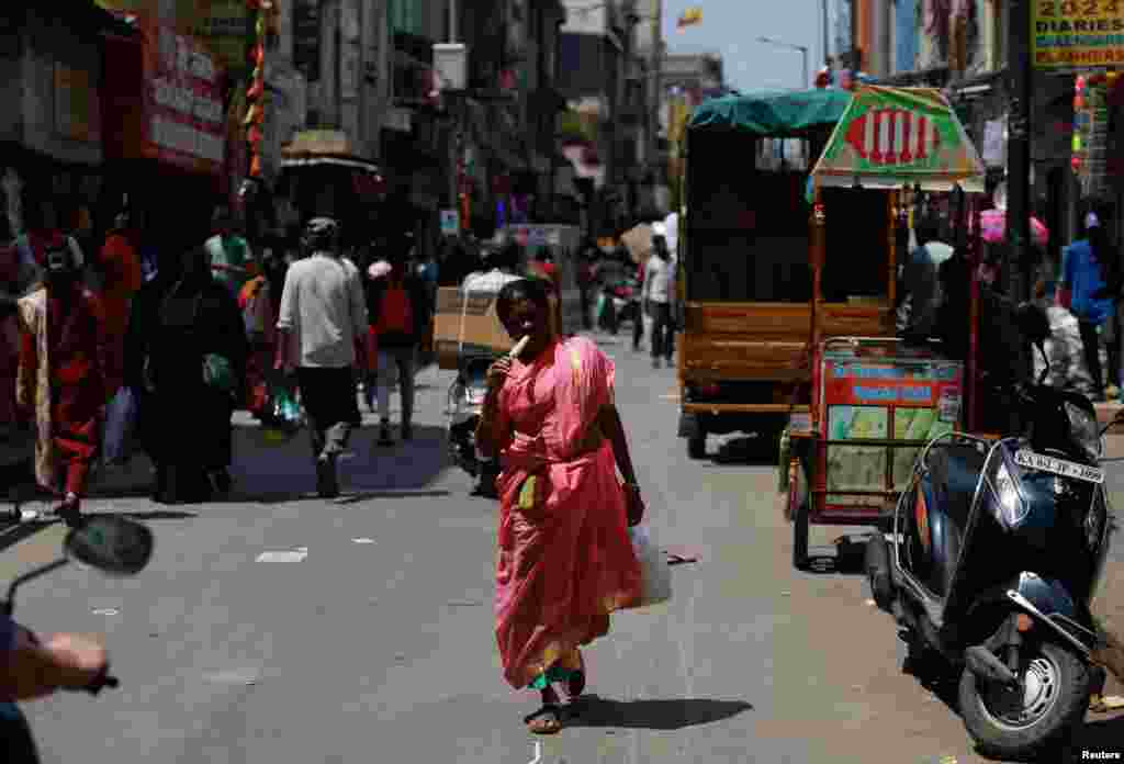 بازاری در شهر بنگلور هند