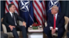 2026년 1월 21일 도널드 트럼프 미국 대통령과 마르크 뤼터  NATO 사무총장이 스위스 다보스 포럼에서 회동하고 있다. (자료사진)