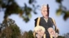 The 11-meter effigy of Britain&#39;s Speaker of the House of Commons John Bercow holding the heads of Prime Minister Boris Johnson and Labour Party leader Jeremy Corbyn is unveiled in Edenbridge, Britain.