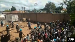 Manifestations anti-ONu devant la Monusco à Beni en RDC le 25 novembre 2019.