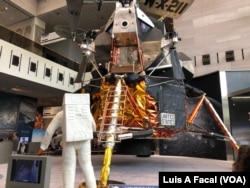 Este módulo lunar LM-2 similar al utilizado por los astronautas, Neil Armsntron y Buzz Aldrin para descender en la Luna, fue utilizado en pruebas previo a la misión del Apolo 11.