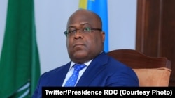 Le président Félix Tshisekedi na Kinshasa, RDC, 15 février 2019. (Twitter/Présidence RDC)