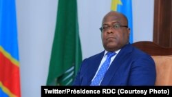 Le président Félix Tshisekedi à Kinshasa, RDC, 15 février 2019. (Twitter/Présidence RDC)