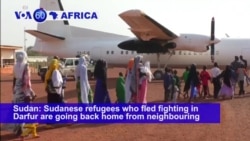 VOA60 Africa- Sudanese refugees begin return from CAR after 10 years