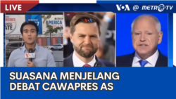 Laporan VOA untuk Metro TV: Suasana Menjelang Debat Cawapres AS 