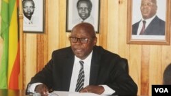 UMnu. Cain Mathema. (C. Mavhunga/VOA)