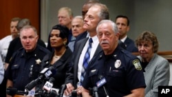 Virginia Beach Police Chief James Cervera speaks at a news conference on a shooting at a municipal building, June 1, 2019, in Virginia Beach, Va.
