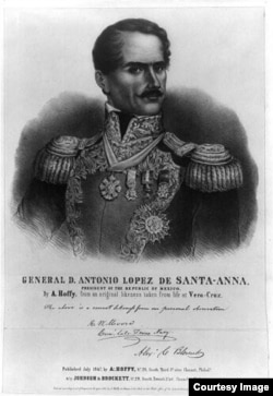 Mexican Dictator Antonio Lopez de Santa Anna