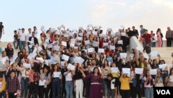 Displaced Afrin students in graduation ceremony 