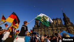 Germany's AfD party leaders campaign in Dresden