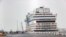 The Italian registered cruise ship 'Aidamar' docked in the Belgian port of Zeebrugge, March 11, 2020.