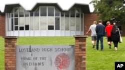 Sebuah SMA di Loveland, Colorado, menggunakan gambar kepala suku Indian Amerika sebagai maskot (Foto: dok). 