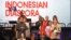 Pembacaan Deklarasi Diaspora Indonesia pada penutupan Kongres Diaspora Indonesia di Los Angeles, negara bagian California, AS (8/7). 